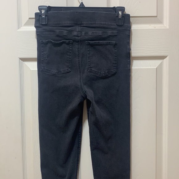 SPANX Vintage Black Goth Girl Distressed Skinny Jeans Sz Small - Picture 11 of 14